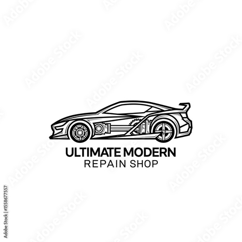 Car Repair Icon Logo Very Cool Design