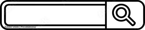 Search Field with Magnifier Icon