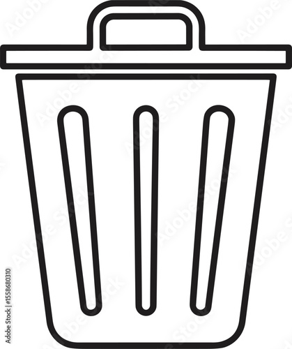 Delete Trash Bin Symbol Icon