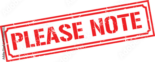 Grunge stamp please not