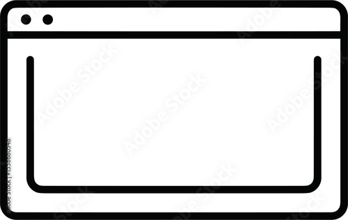 Modal Popup Window Interface Icon