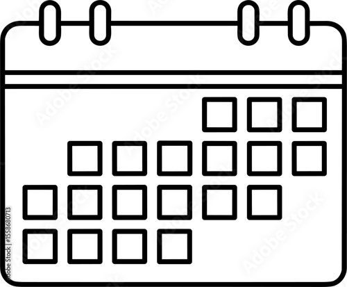 Calendar Date Schedule UI Icon
