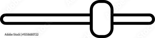 Horizontal Slider Control UI Icon
