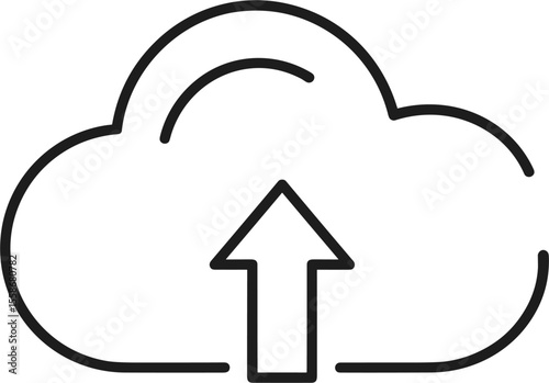 Cloud Storage Upload Icon
