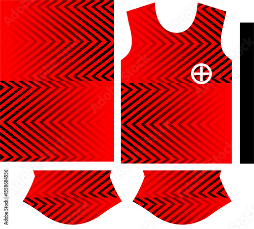 Wallpaper Mural Red Geometric Diagonal Line Jersey Pattern Torontodigital.ca