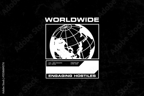futuristic streetwear graphic tee design templates ideas