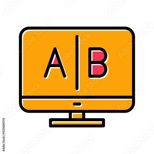 AB Testing Icon Design