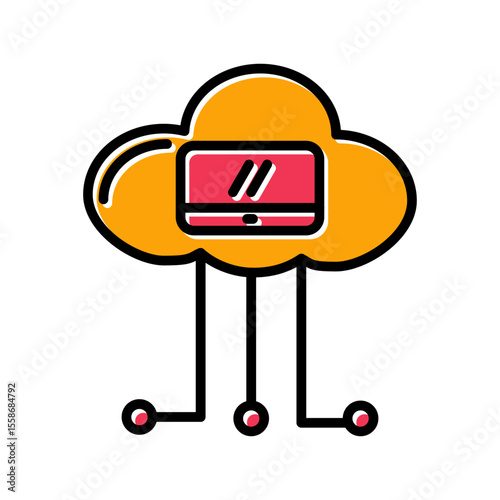 Cloud Computing Icon Design