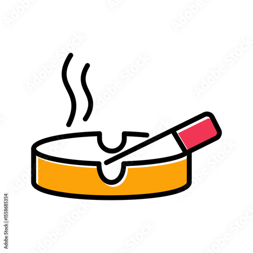 Ashtray Icon Design