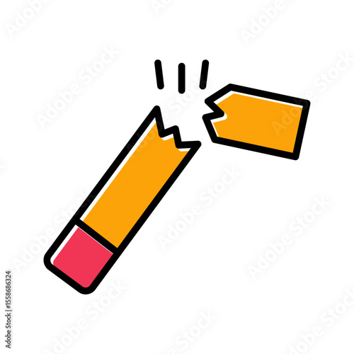 Broken Cigarette Icon Design