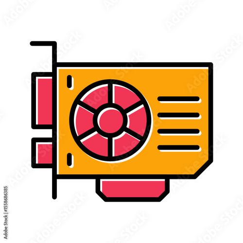 Graphics Card Icon Design