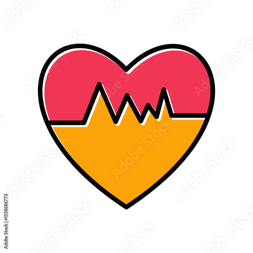 Cardiogram Icon Design