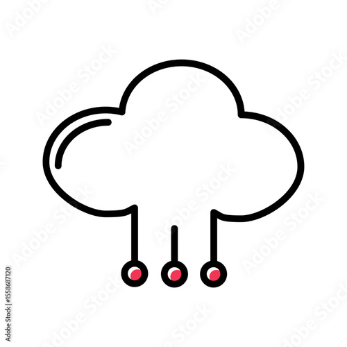 Cloud Computing Icon Design