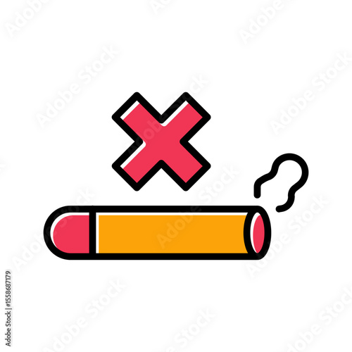 No Smoking Icon Design