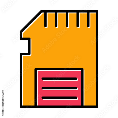 Memory Card Icon Design