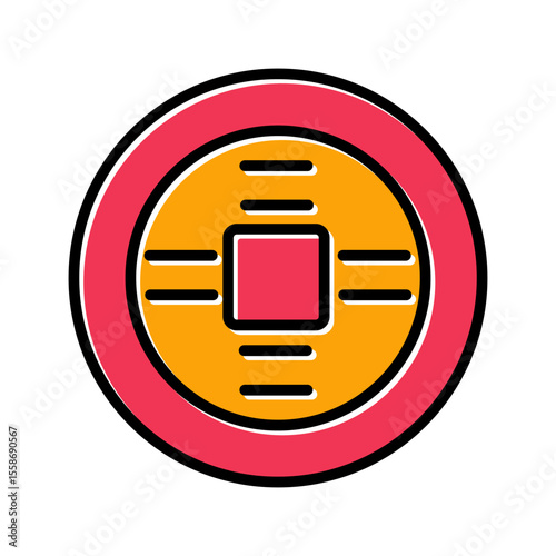Lucky Coins Icon Design