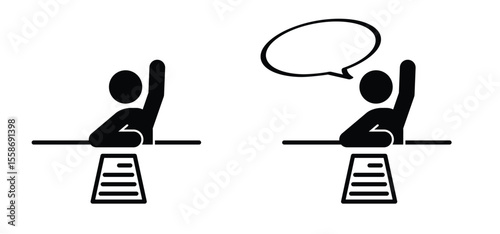 School desk acard game round table. Cartoon ace, king, queen, heart,jack. Cards game spades.  Poker player card. Spade jack pattern. Vector bridge icon. Gambling play sund student. Education conscept.
