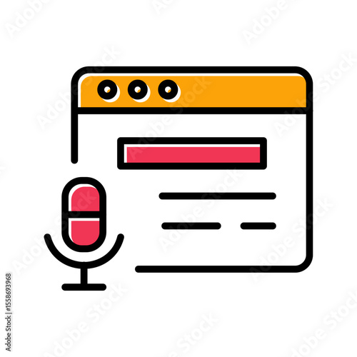 Podcast Website Icon Design