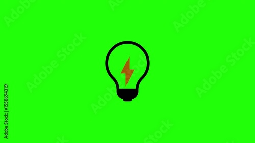 question mark with green background for video creation. 4k