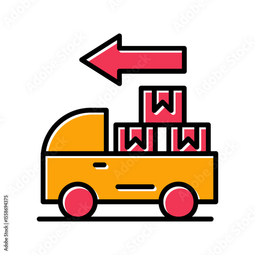 Order Return Icon Design