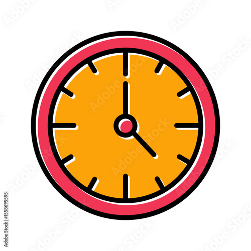 Wall Clock Icon Design