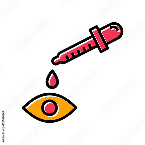 Eye Drop Icon Design