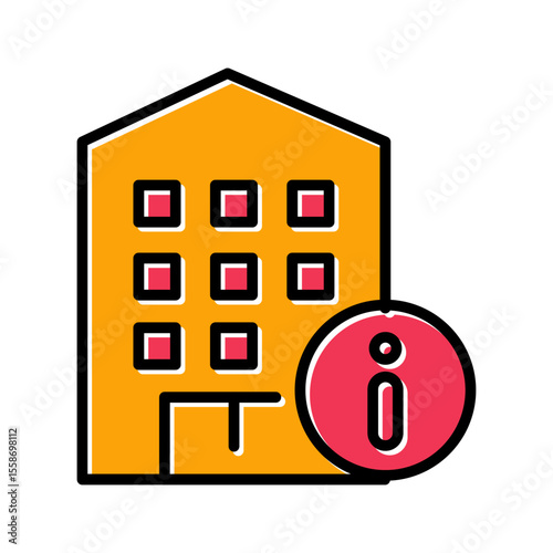 Hotel Information Icon Design