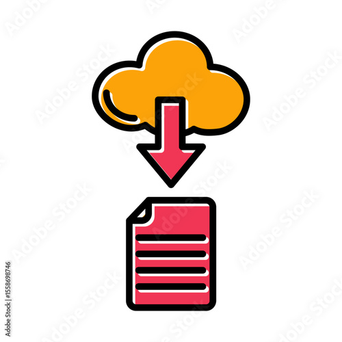 File Download Icon Design