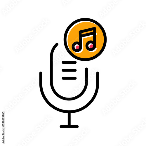 Podcast Playlist Icon Design