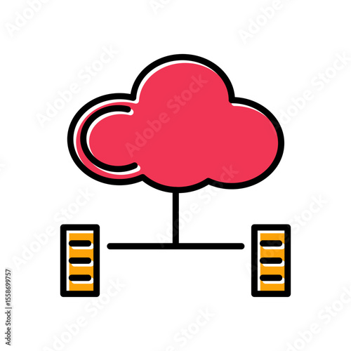 Cloud Computing Icon Design