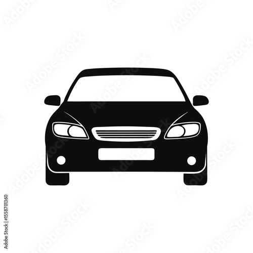 car on a white background