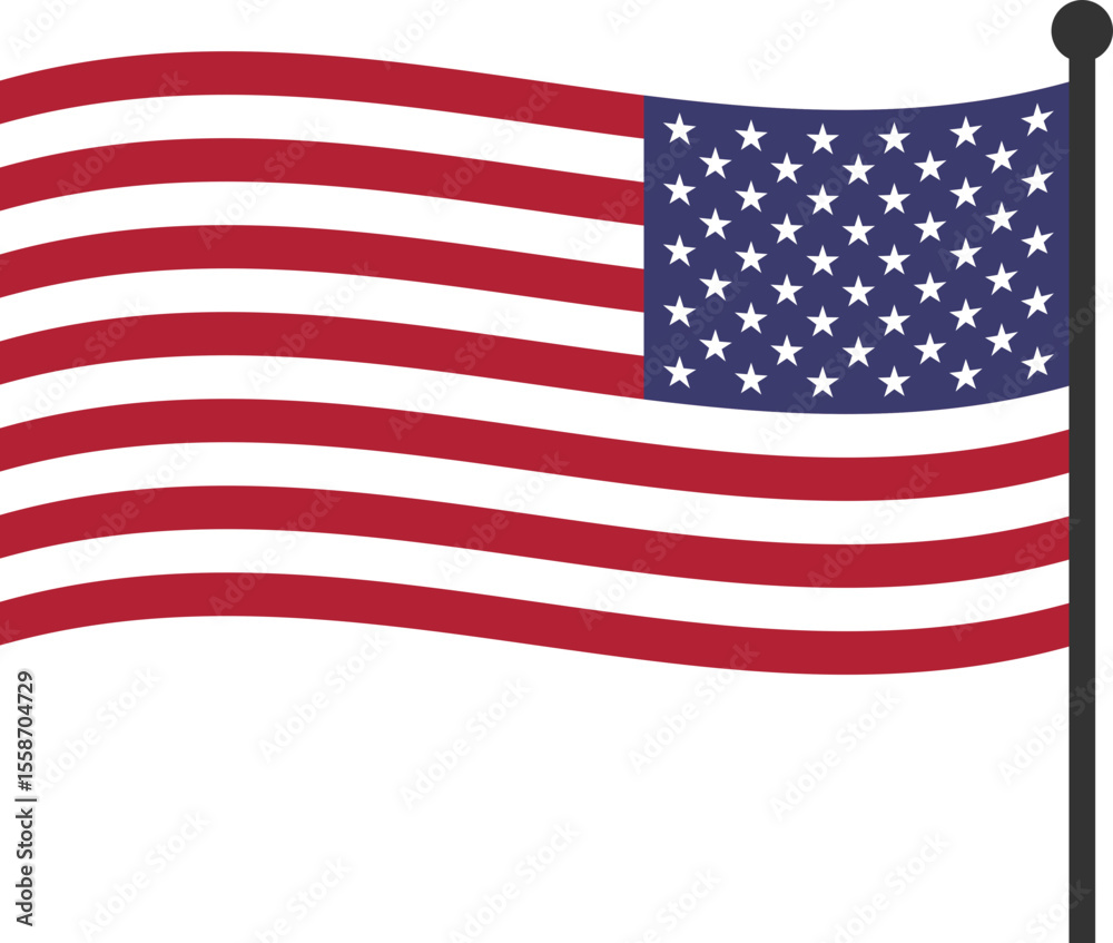 Fototapeta premium american flag 