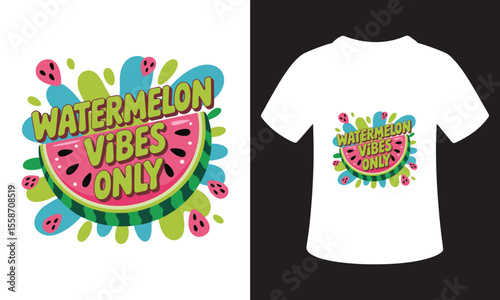 National Watermelon Day Quote Typography T-Shirt Design