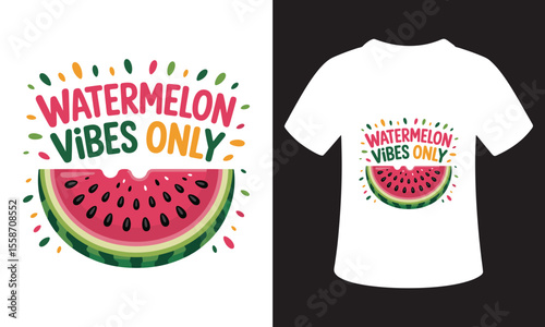 National Watermelon Day Quote Typography T-Shirt Design