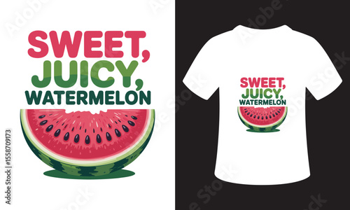 National Watermelon Day Quote Typography T-Shirt Design