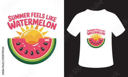 National Watermelon Day Quote Typography T-Shirt Design
