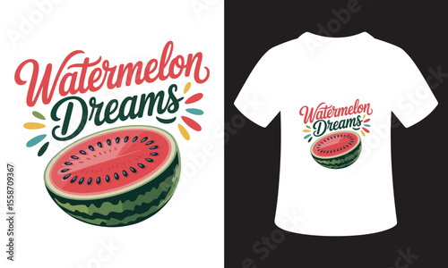 National Watermelon Day Quote Typography T-Shirt Design