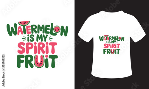 National Watermelon Day Quote T-Shirt Design