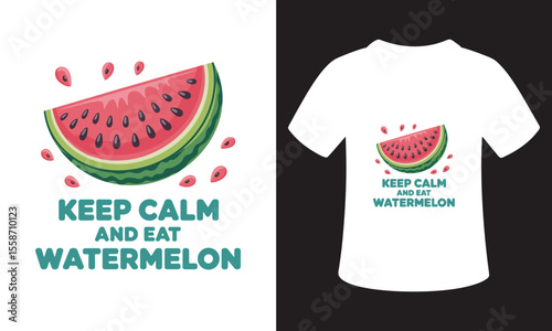 National Watermelon Day Quote Typography T-Shirt Design