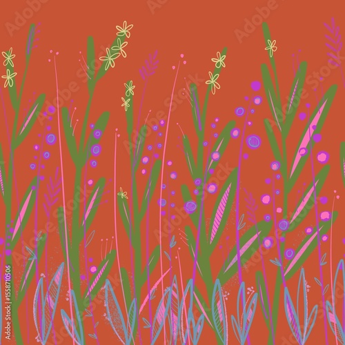 abstract floral background pattern 