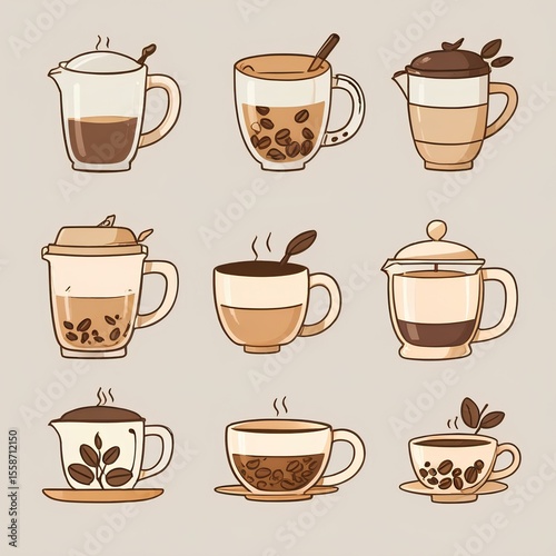 coffee, cafe, drink, tea time, americano, latte,