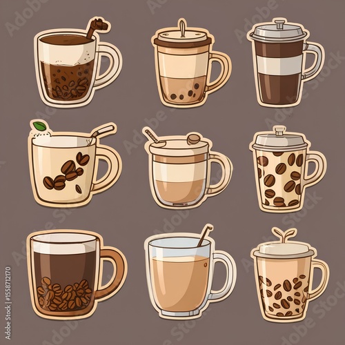 coffee, cafe, drink, tea time, americano, latte,