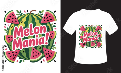Minimalist National Watermelon Day Quote T-Shirt Design
