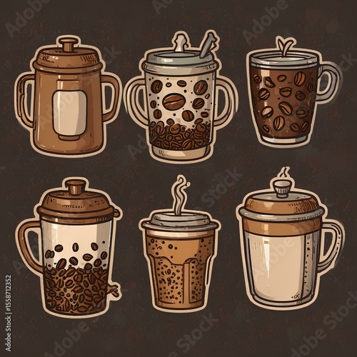 coffee, cafe, drink, tea time, americano, latte,