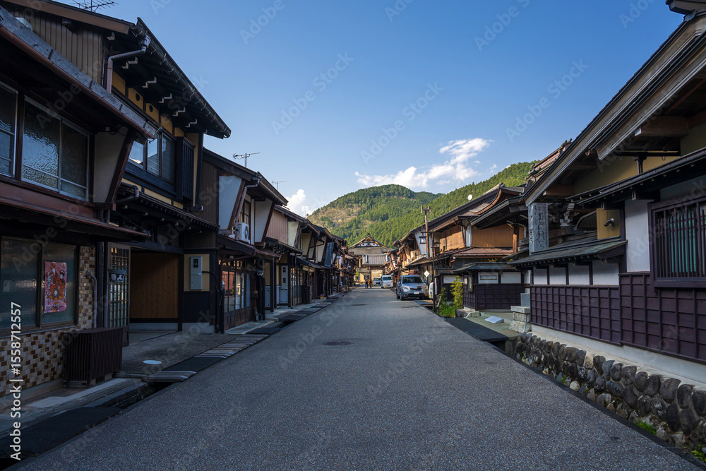 岐阜 郡上八幡の町並み 岐阜 郡上八幡の町並み