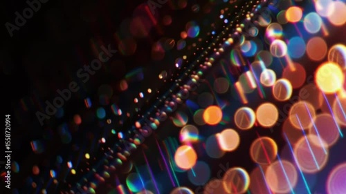 Dusty Glitter Rainbow Bokeh Overlays - High-Resolution Overlays with Soft Pastel Gradient and Sparkling Bokeh Effects for Magical and Dreamy Visuals in Creative Projects
