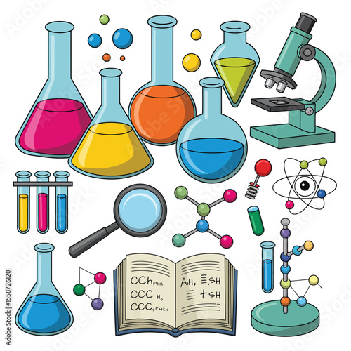 set of laboratory equipment