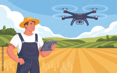 Smart Farming Precision Agriculture with Drone Technology and Data Analysis for Increased Crop Yields