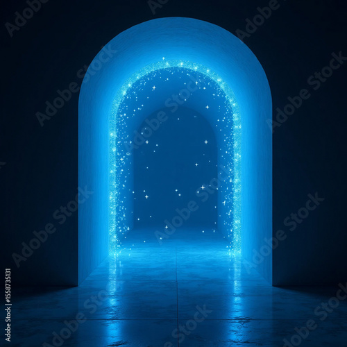 Mysterious_Digital_Archway_with_Blue_Glowing_Particles