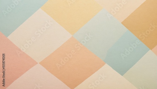 Seamless pattern of overlapping semi-transparent Japanese washi paper textures